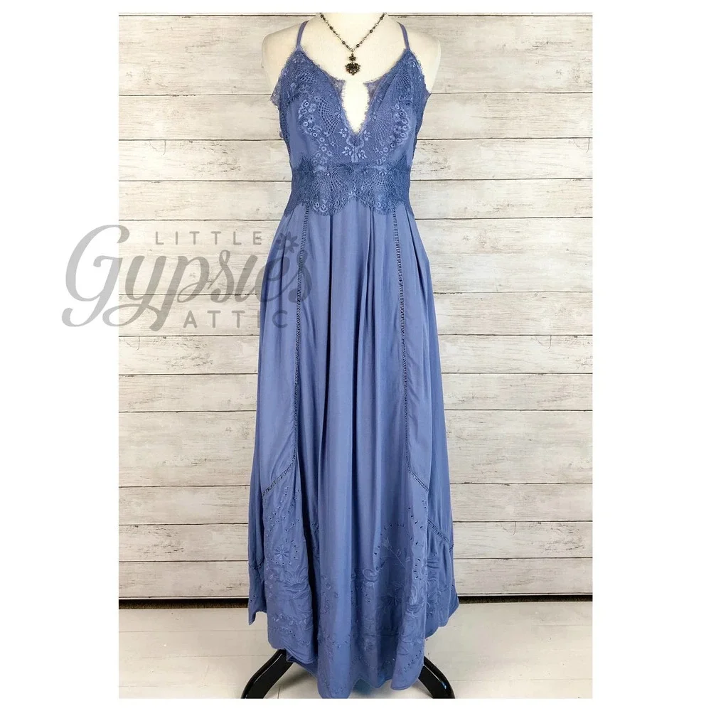 Love Poems and Dreams Midnight Maxi Dress - Picture 5 of 11